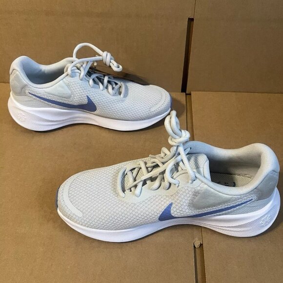 Nike Revolution 7 Womens Size 6.5 Blue Womens Athletic Running Shoes Sneakers - Picture 7 of 9